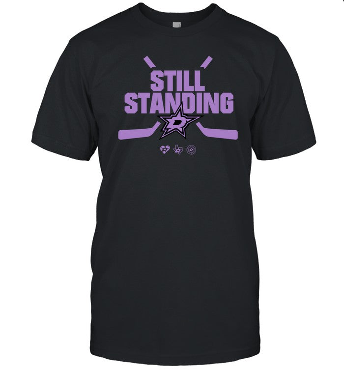Still Standing Hockey Stars Fight Cancer Tee