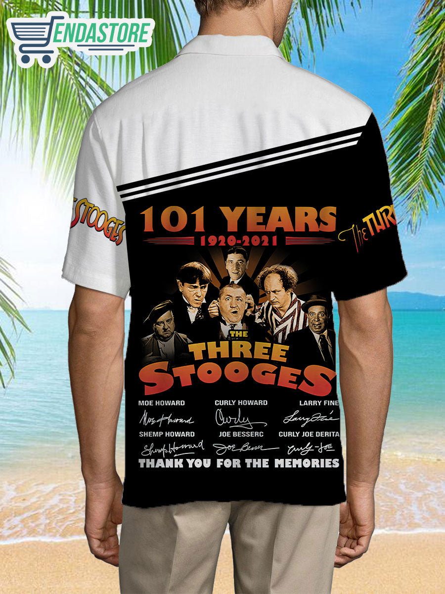 100 Years Of The Three Stooges 1922 2022 Hawaiian Shirt