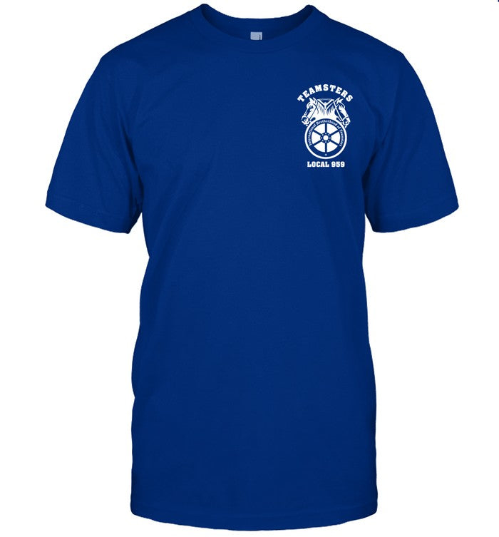 Mary Peltola Wearing Teamsters Local 959 Shirt