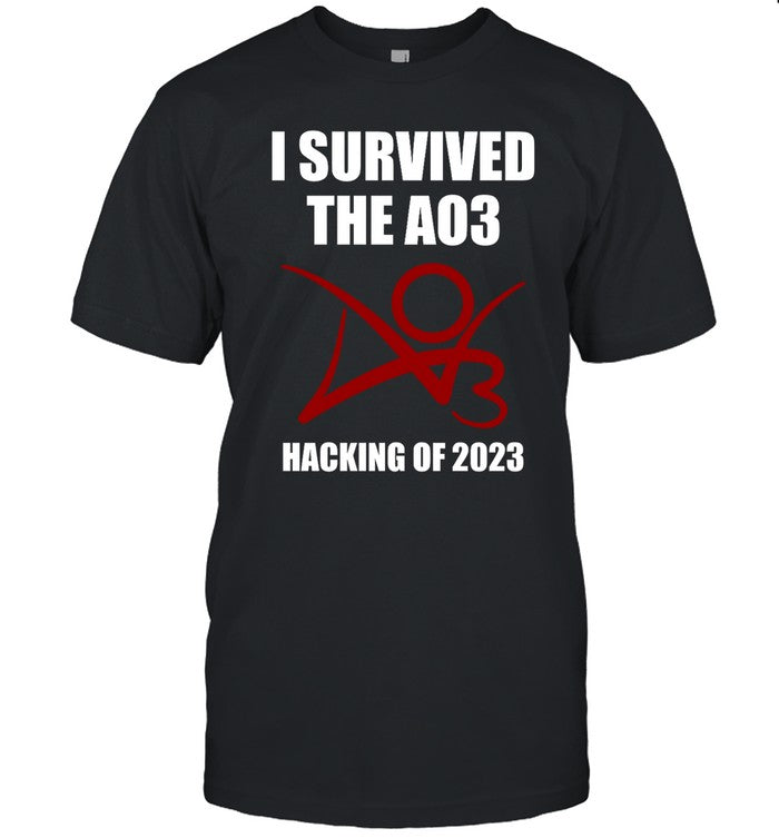 Polyknighte I Survived The Ao3 Hacking Of 2023 Shirt