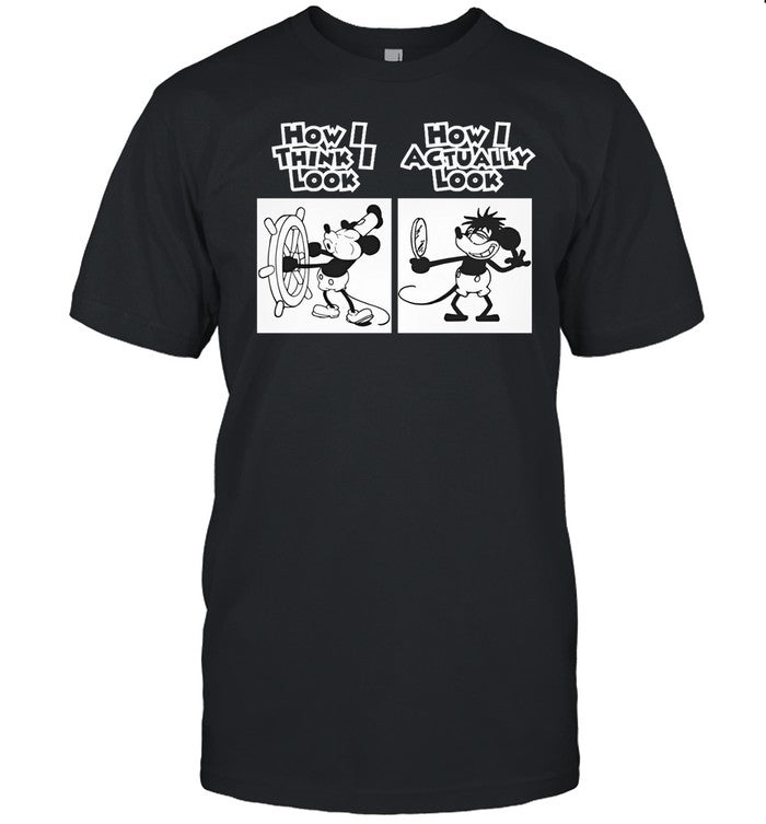 How I Actually Look Steamboat Willie Meme Hoodie