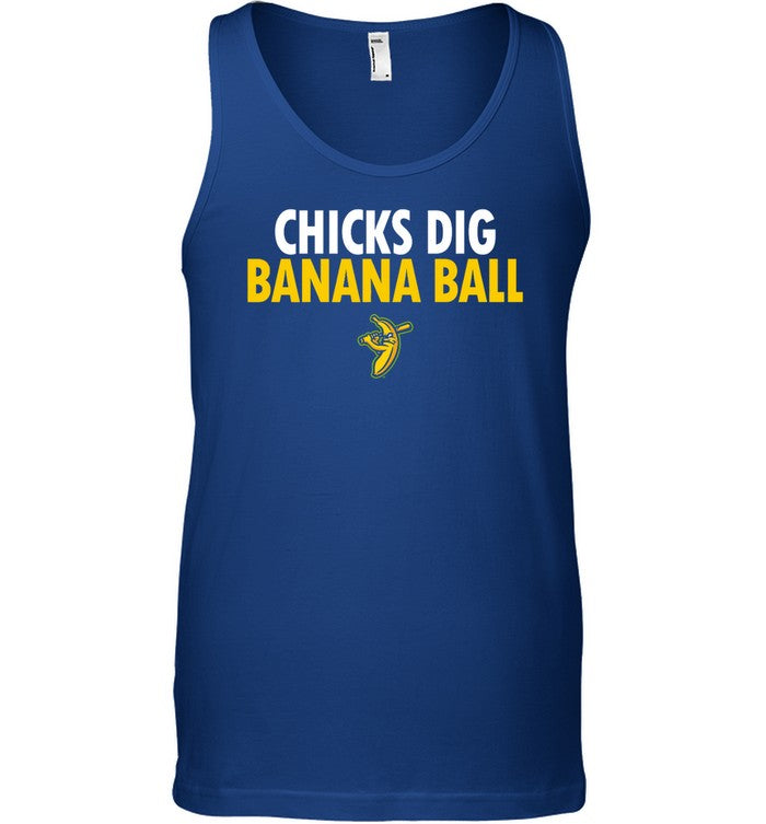 Chicks Dig Banana Ball T Shirt