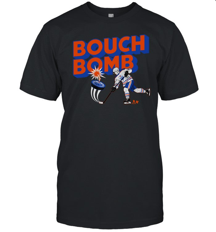 Ice District s Evan Bouchard Edmonton Oilers Bouch Bomb Tee