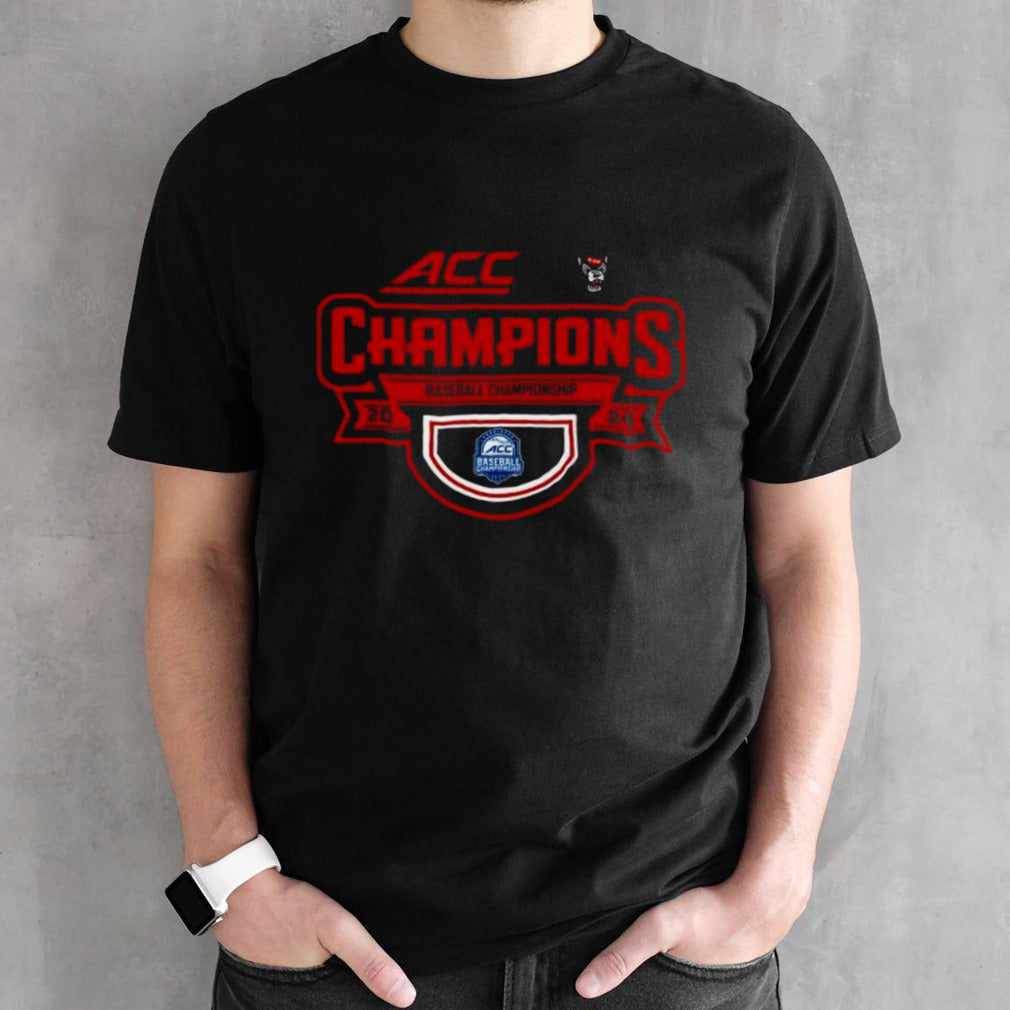 2024 Acc Baseball Championship North Carolina State Wolfpack Champions Shirts