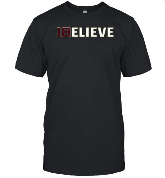 18 Believe Shirt, Hoodie, Sweater, Long Sleeve And Tank Top