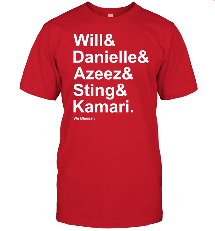 Houston Stressans Will Danielle Azeez Sting Kamari We Blessan Tee