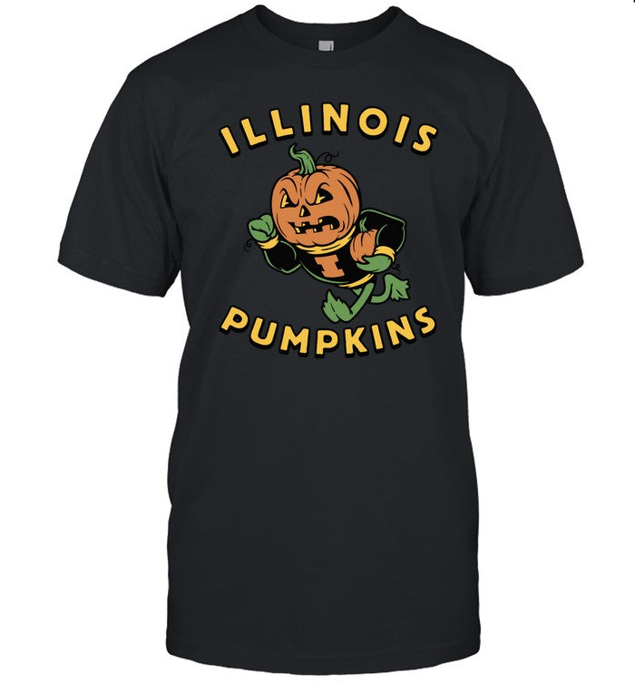 Harebraineddesign Illinois Pumpkins Mascot T Shirt