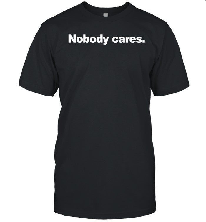 Noa Dalzell Derrick White Wearing Nobody Cares Tee