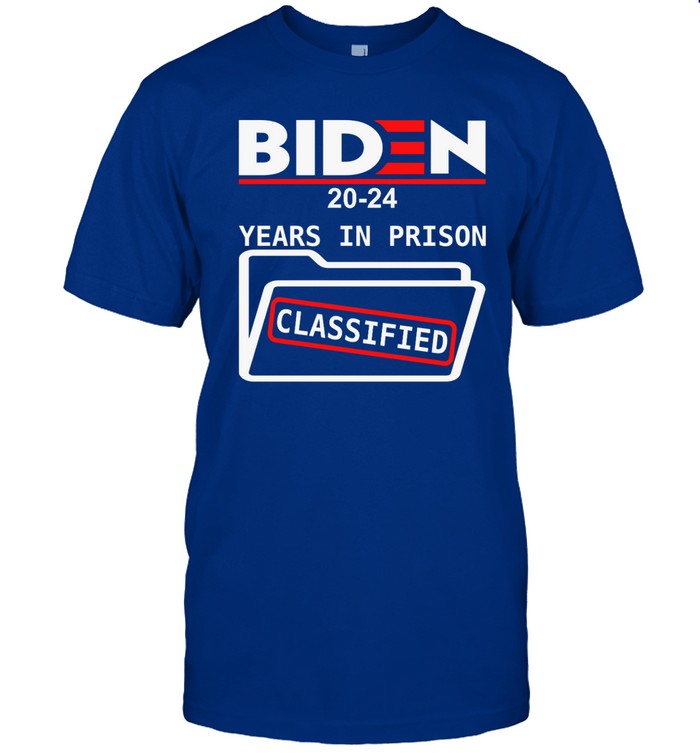 Team Improvise 82 Biden 2024 Years In Prison Classified Shirt