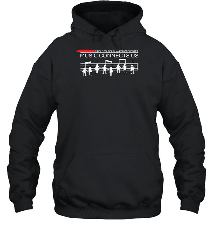 Middle School Chamber Orchestra Music Connects Us Hoodie