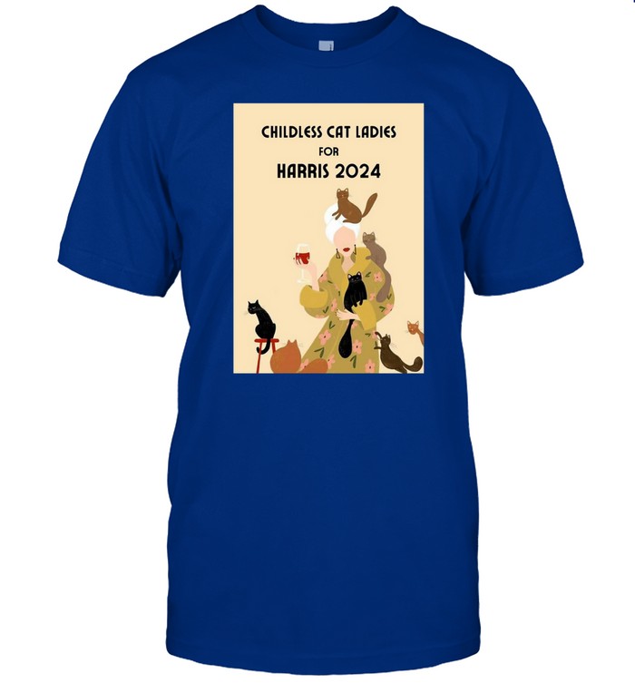 Childless Cat Ladies For Harris 2024 Shirt