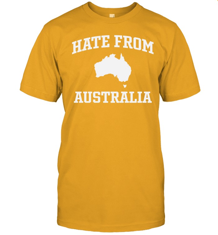 Tom Segura Wearing Hate From Australia Shirt