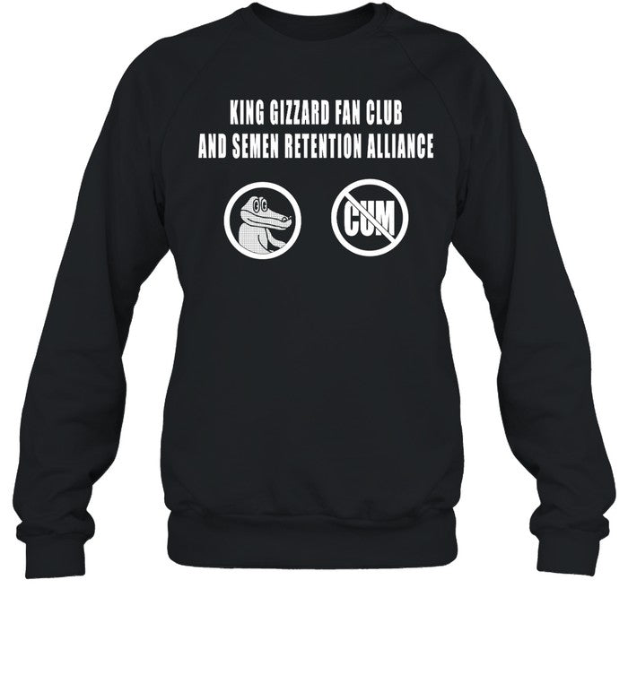 King Gizzard Club And Semen Retention Alliance Hoodie
