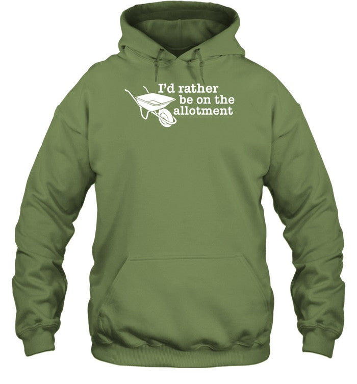 I'd Rather Be On The Allotment Hoodie