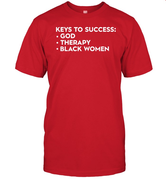 Keys To Success God Therapy Black Women Hoodie
