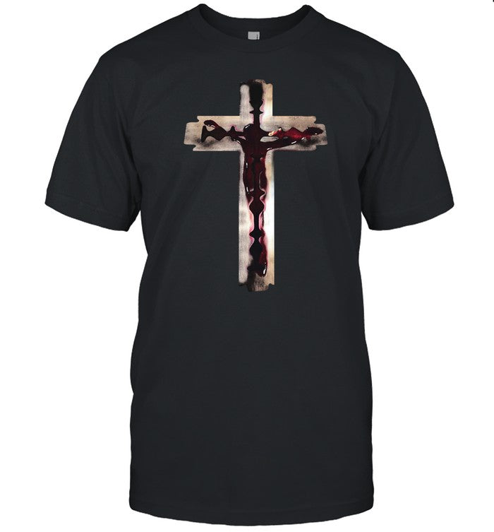 Jesus Cross Razorblade T Shirt