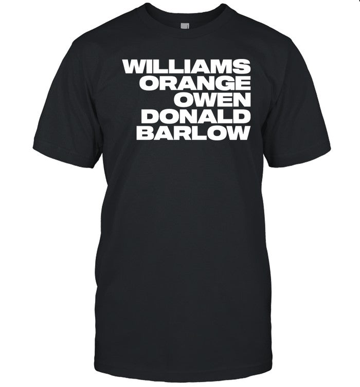 Williams Orange Owen Donlad Barlow Hoodie