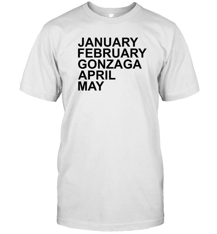 January February Gonzaga April May Hoodie