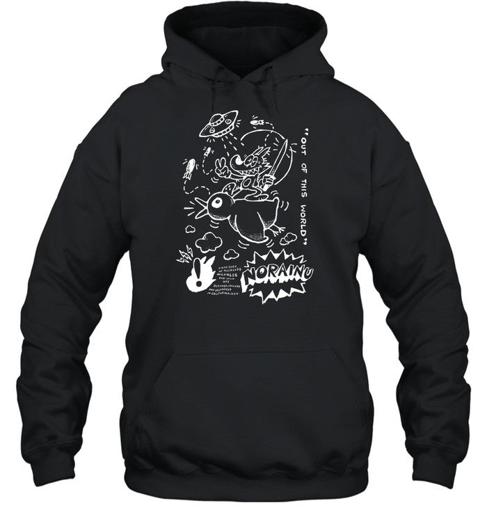 Ufo Fight Out Of This World Hoodie