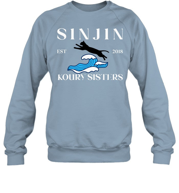 Sinjin Koury Sisters Est 2018 Cat Hoodie