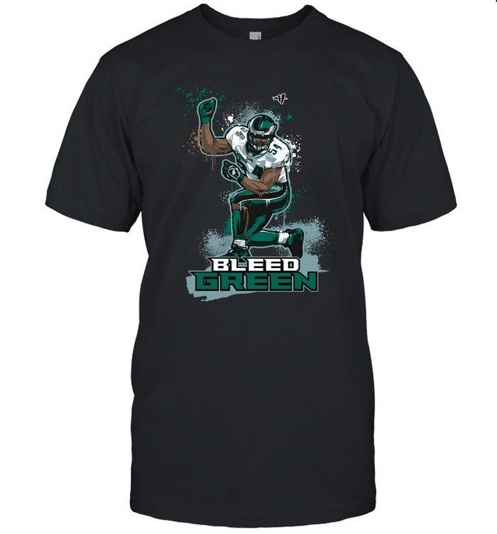 Bleed Green Jeremiah Trotter Shirt Nick Sirianni