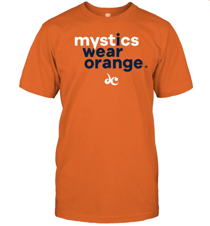 Washington Mystics Mystics Wear Orange Shirt