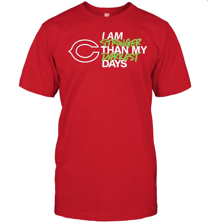 Justin Fields Chicago Bears I Am Stronger Than My Darkest Days Shirt