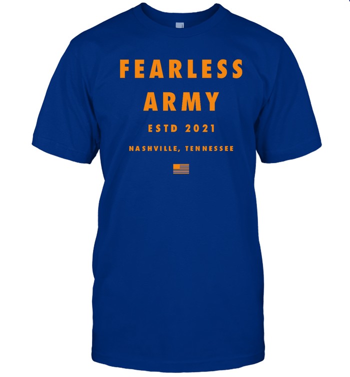 Fearless Army Stacked Nashville Tennessee Hoodie