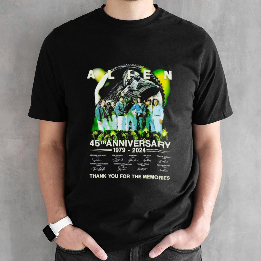 Ailen 45th Anniversary 1979-2024 Thank You For The Memories Shirts