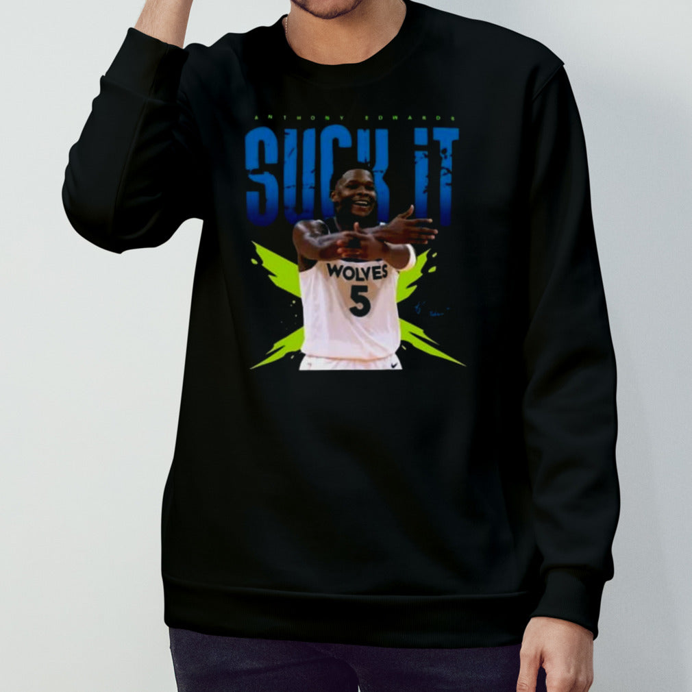 Anthony Edwards Minnesota Timberwolves Basketball Signature Shirts