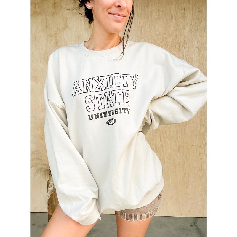 Anxiety State Graphic Pullover
