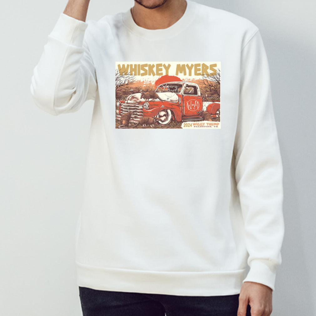 April 20s, 2024 Whiskey Myers Palestines, TX Tour Poster shirts