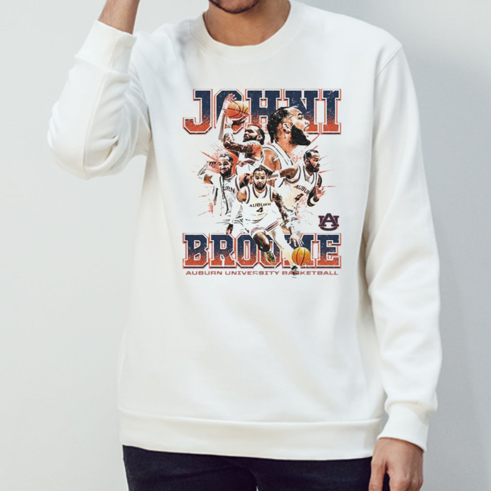 Auburn Tigers Ncaa Mensâ€™s Basketball Johni Broome Auburn University Basketball T-shirts