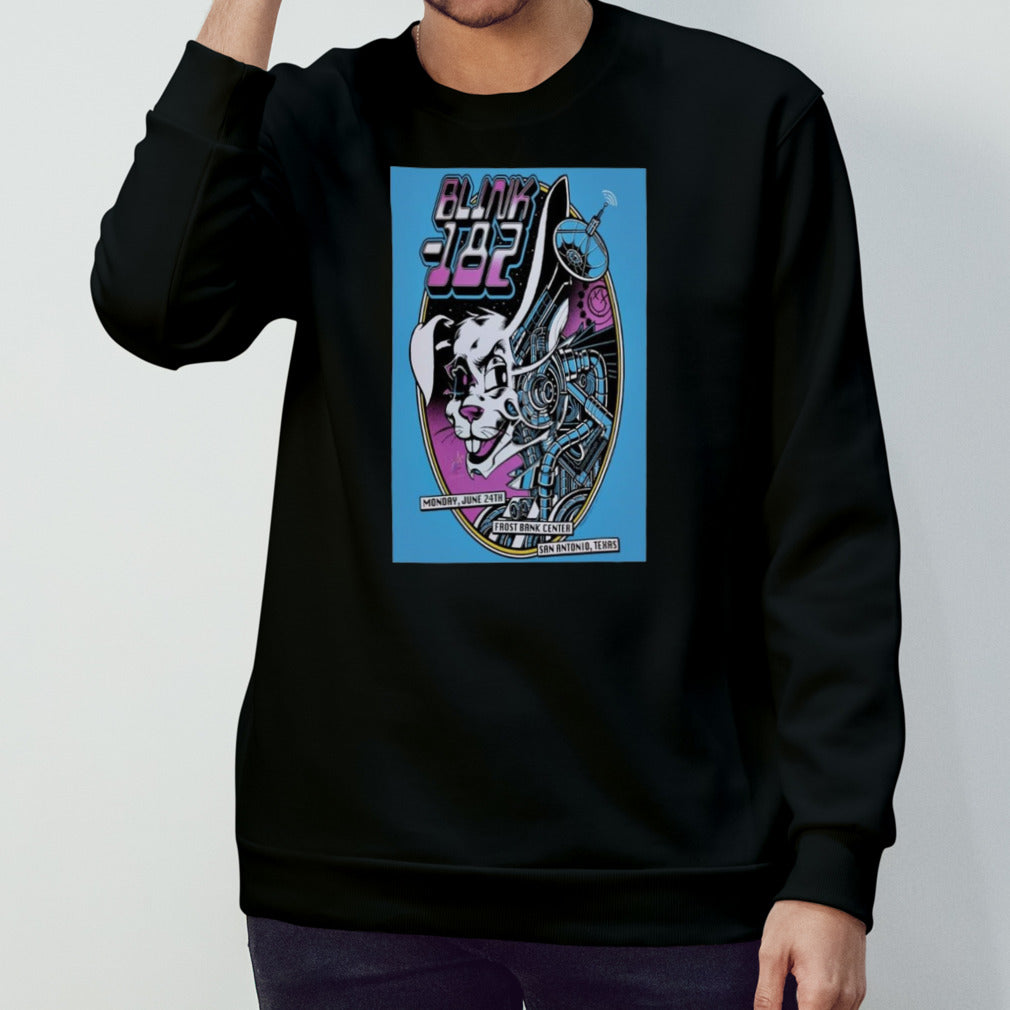 Blink-182 San Antonio Texas Tonight Concert Poster At Frost Bank Center On Monday June 24th 2024 Shirt