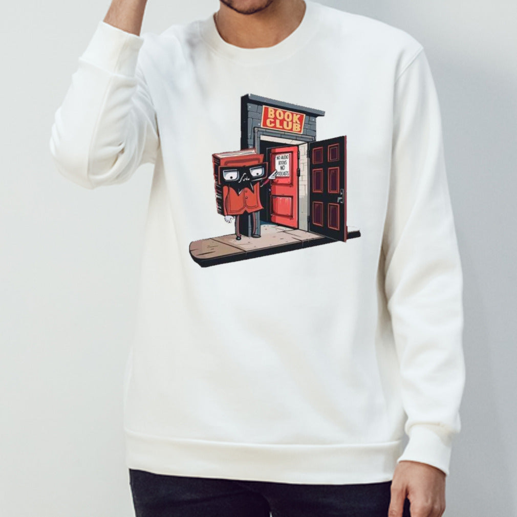 Book Club no audio books no podcasts shirts