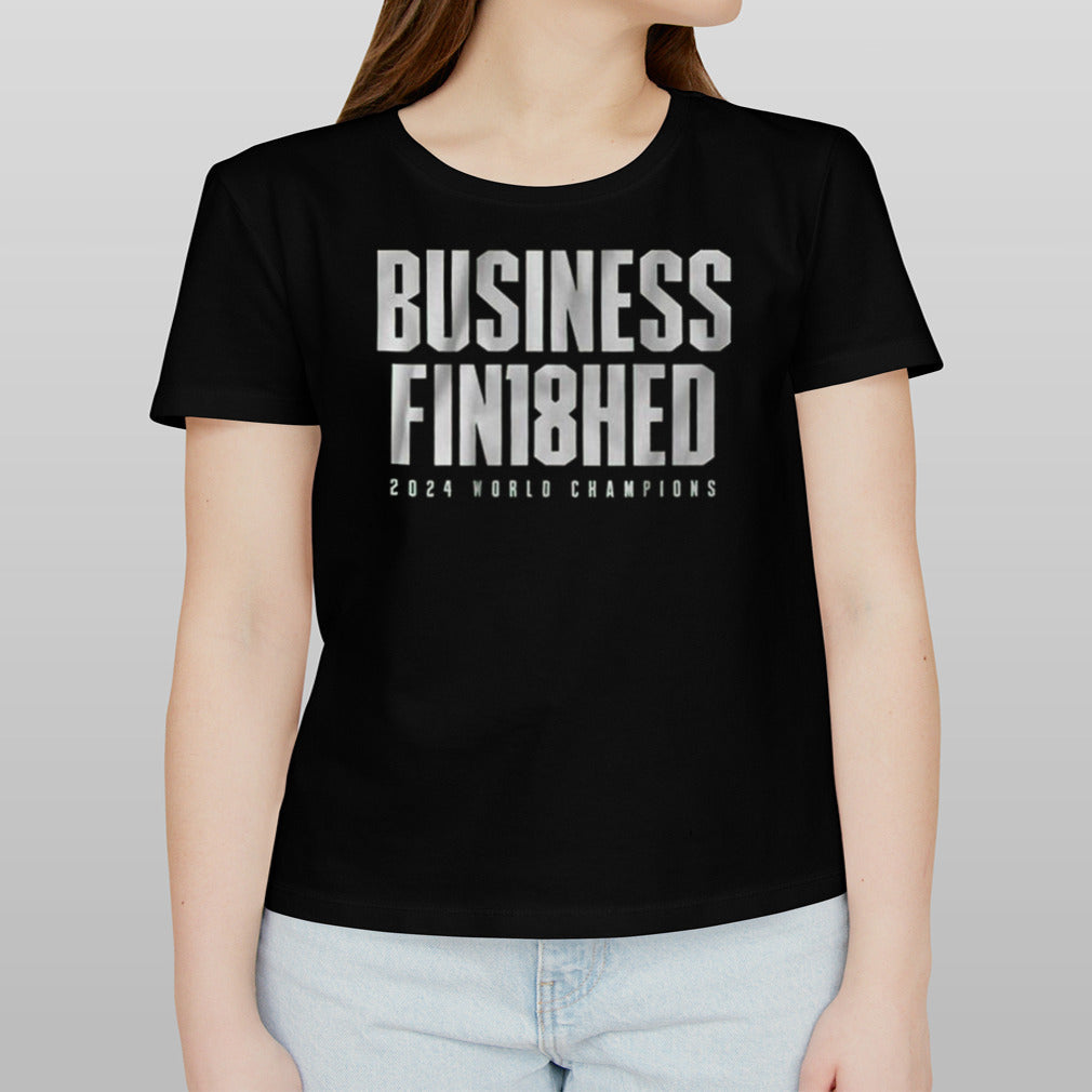 Boston Basketball Business Finished 2024 World Champions Shirt