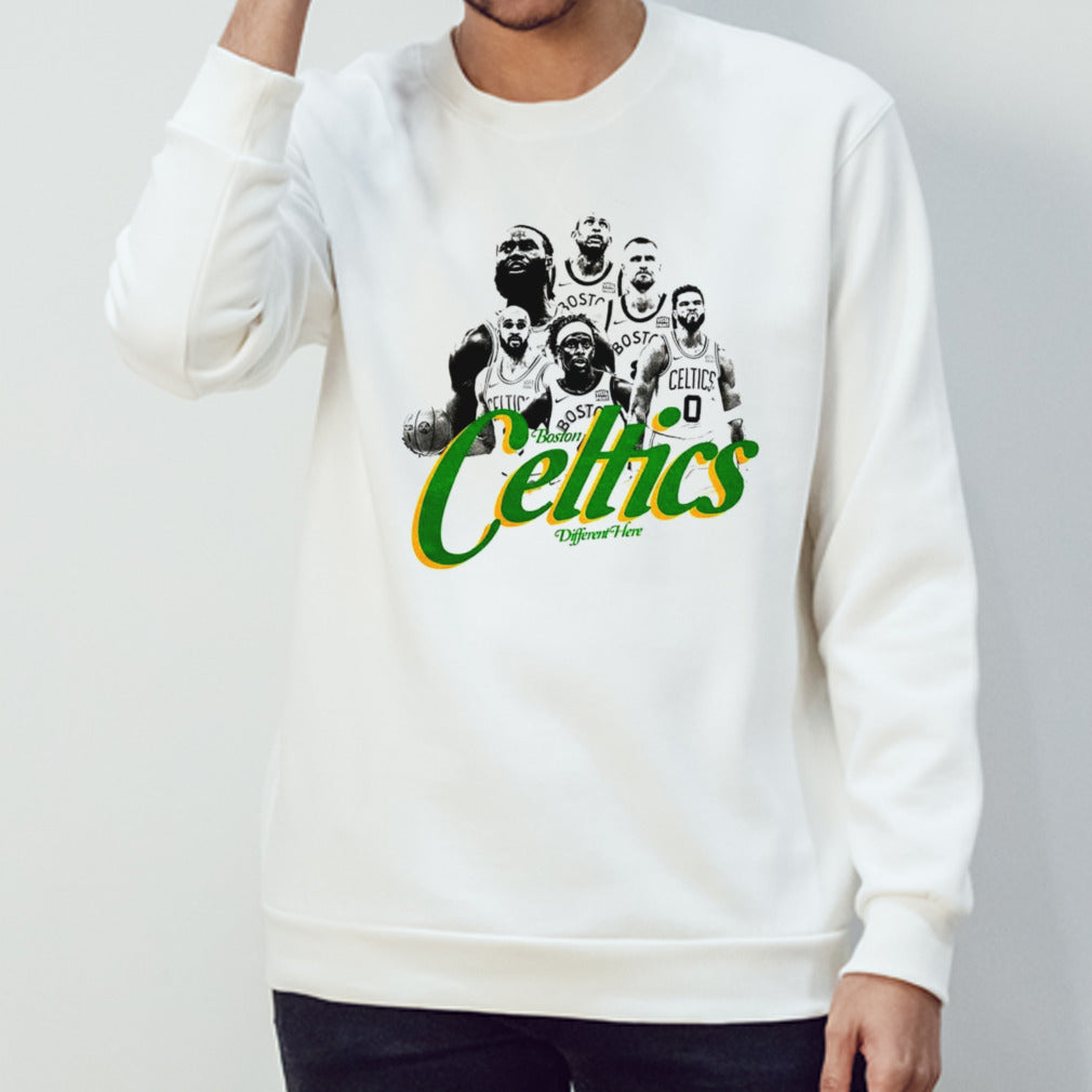 Boston Celtics different here players shirts