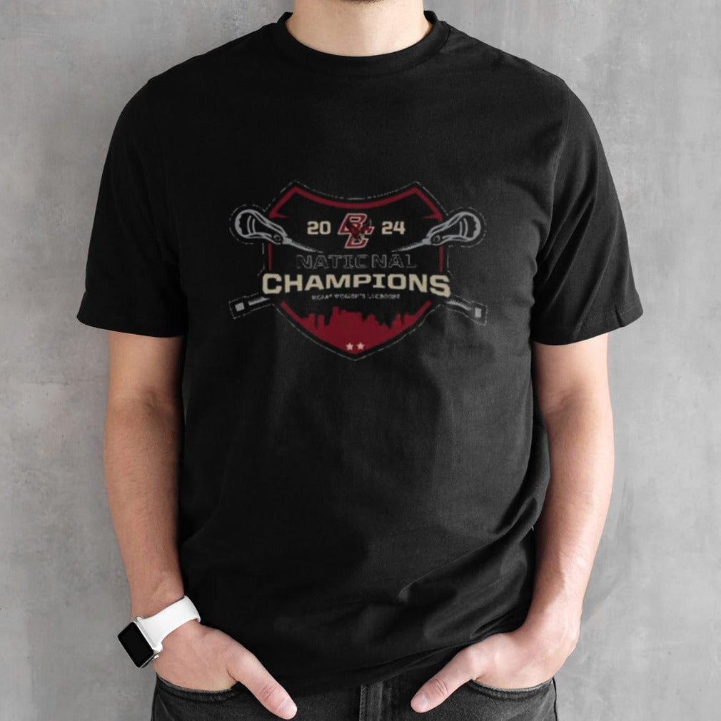 Boston College Eagles 2024 National Champions NCAA Womenâ€™s Lacrosse Logo shirt