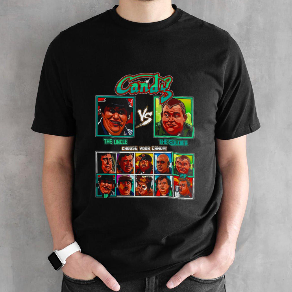 Candy The Uncle vs The Soldier shirts