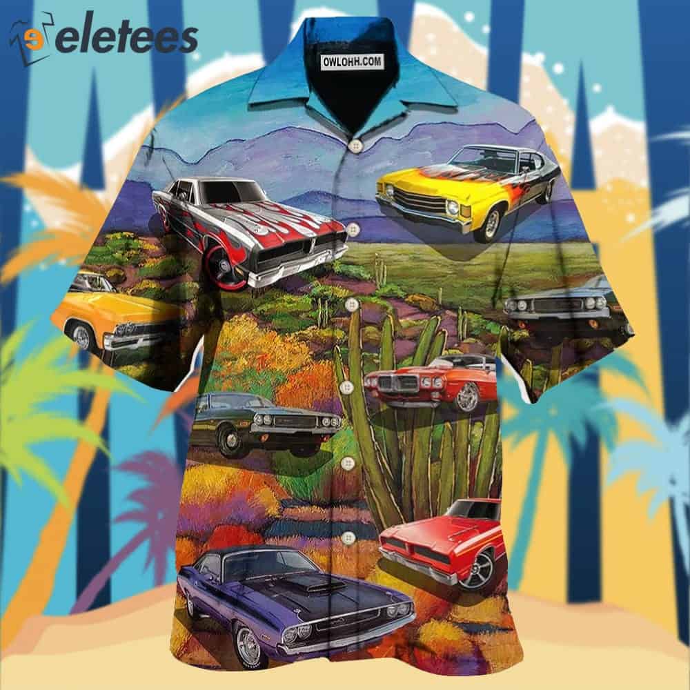 Car Landscape Style Hawaiian Shirt