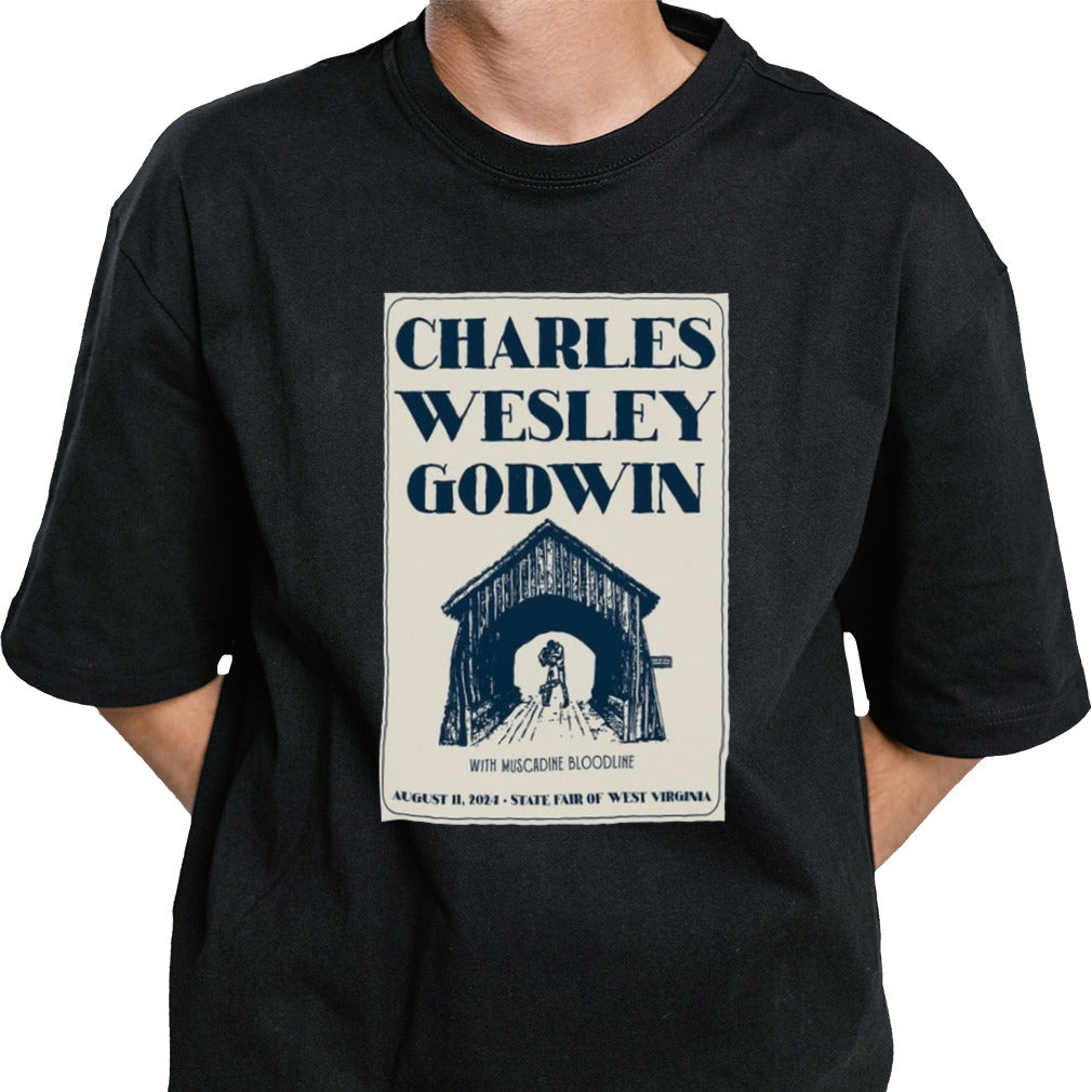Charles Wesley Godwin At State Fair Of West Virginia In Lewisburg, WV On August 11 2024 Poster Shirt