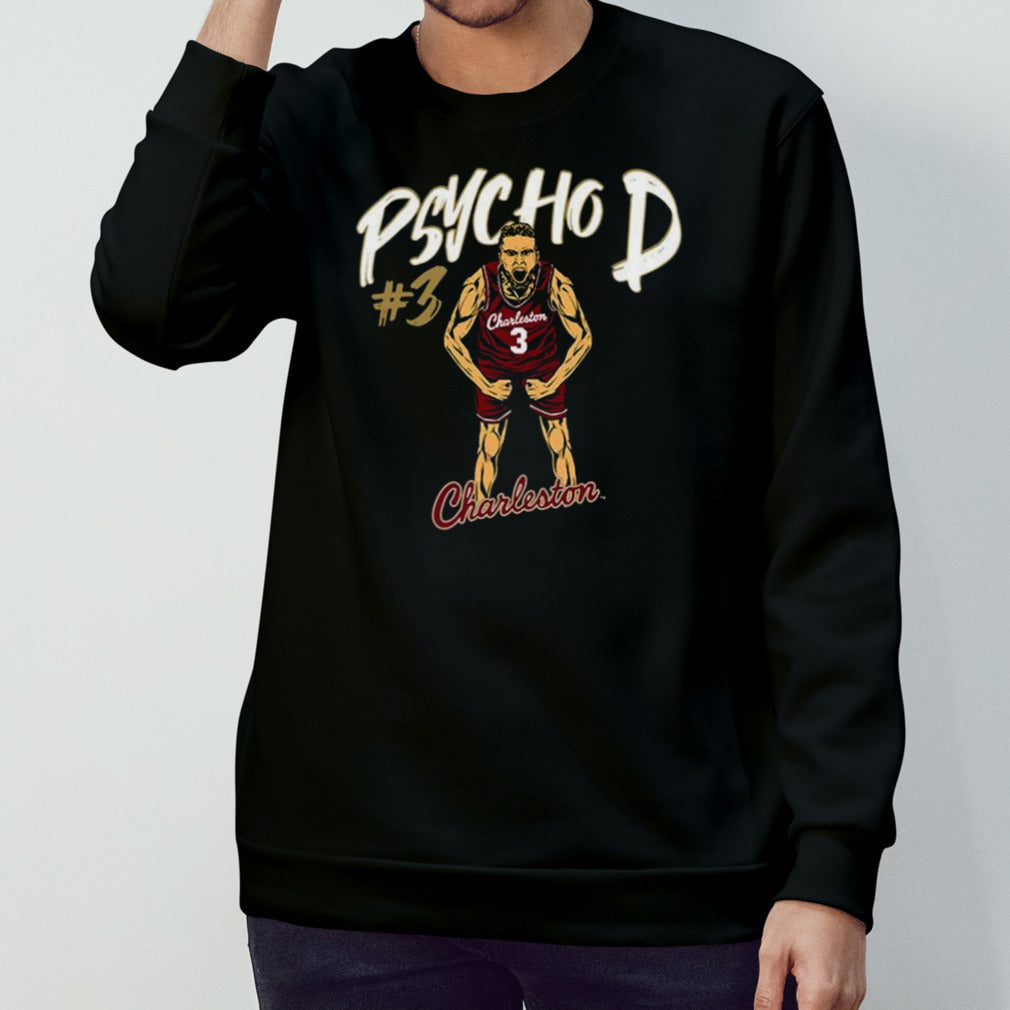 Charleston NCAA Mensâ€™s Basketball Dalton Bolon Psycho D Shirts