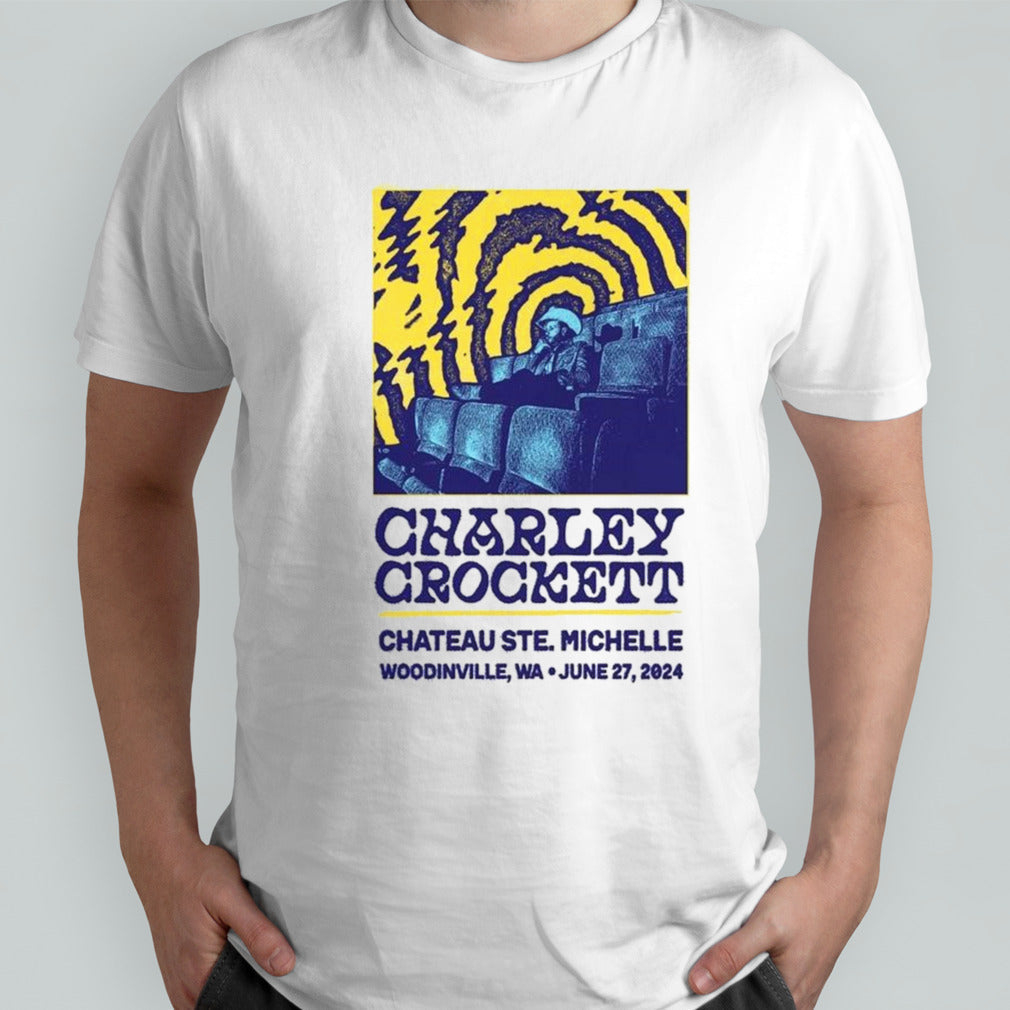 Charley Crockett June 27 2024 Chateau Ste. Michelle Woodinville Wa T-shirt