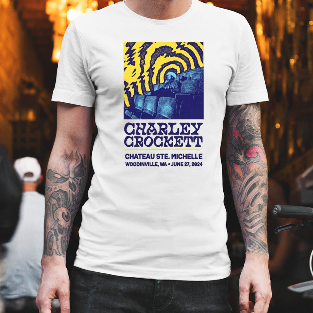 Charley Crockett June 27 2024 Chateau Ste. Michelle Woodinville Wa T-shirt