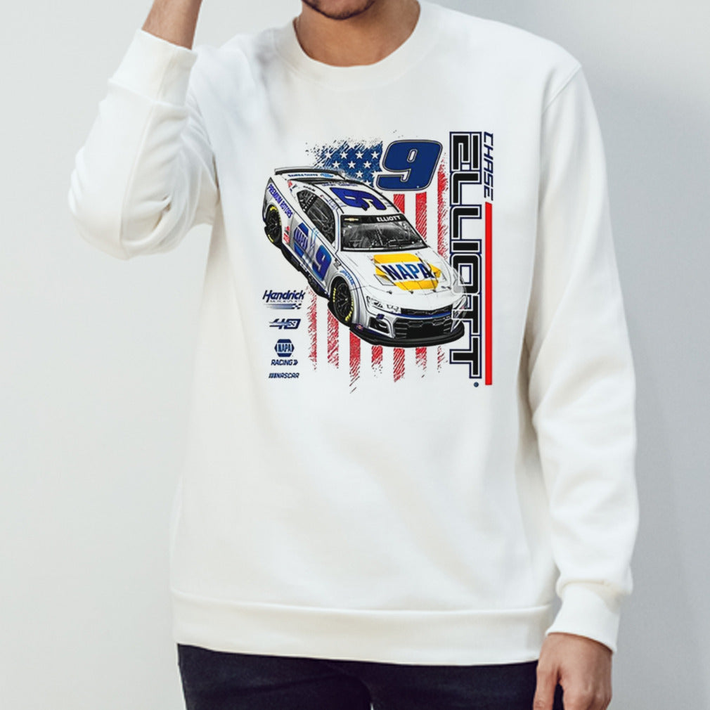 Chase Elliott #9 2024 NAPA Flag shirt