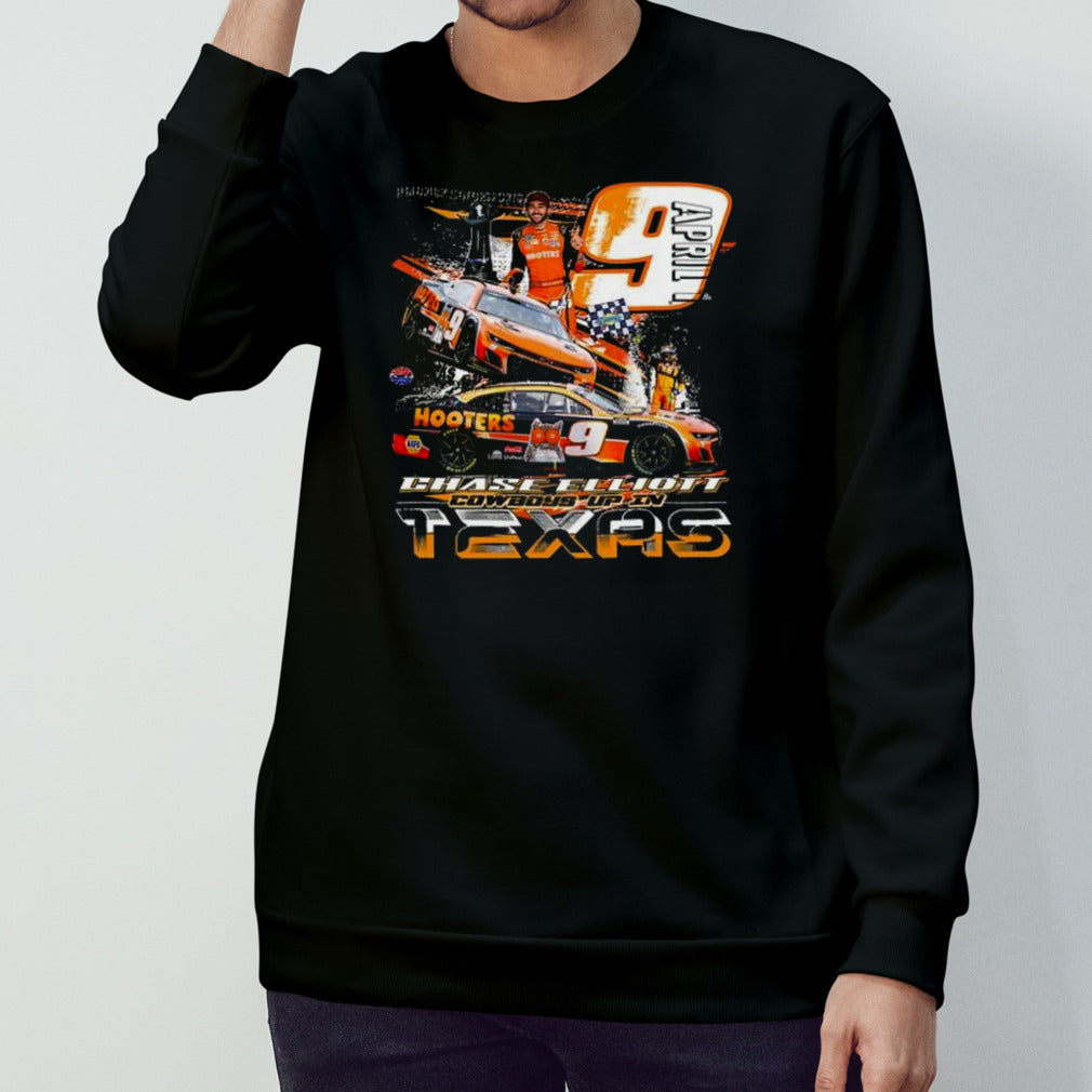 Chase Elliott Cowboys Up In Texas Win Shirts