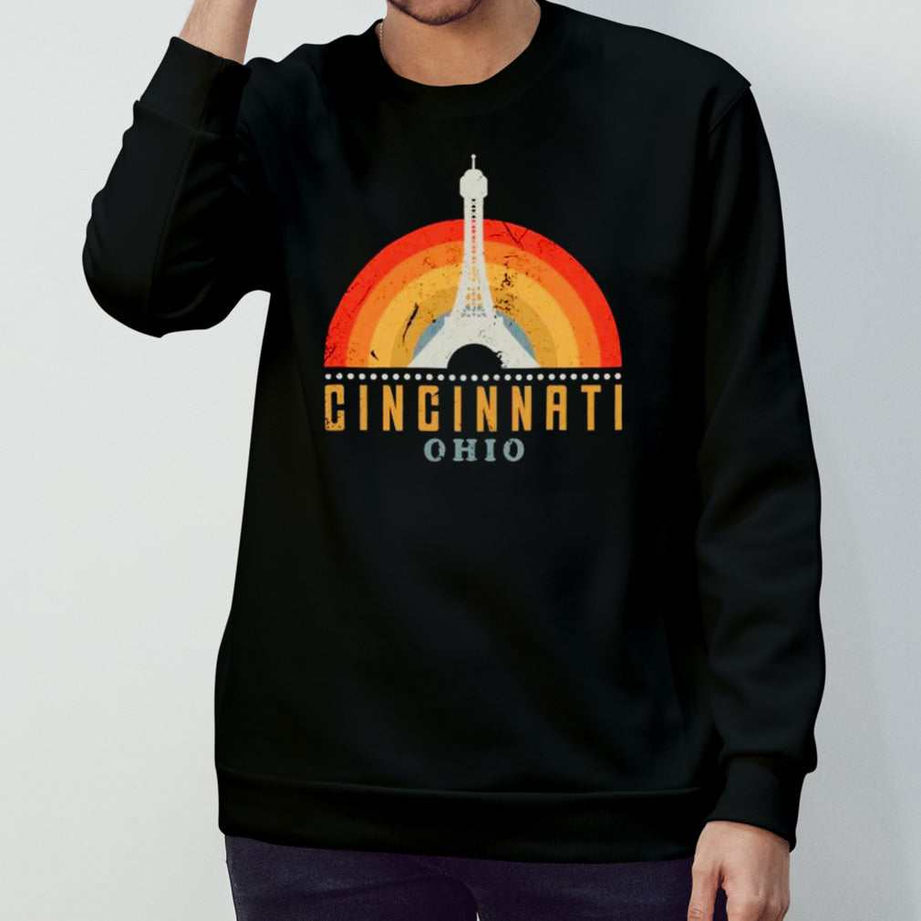 Cincinnati Ohio eiffel tower vintage shirts