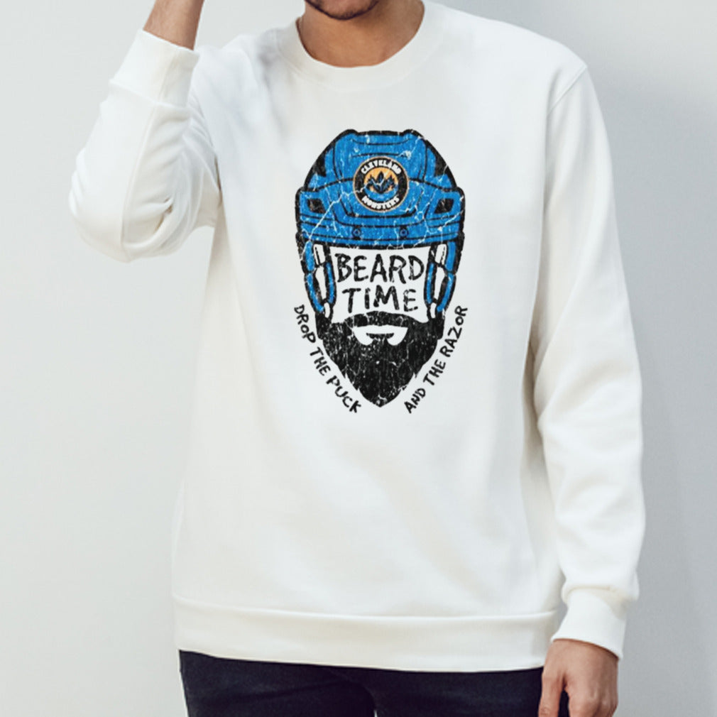 Cleveland Monsters beard time drop the puck and the razor shirts