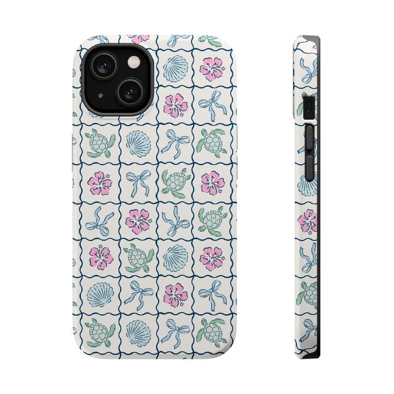 Coquette Beach Life Phone Case Mag Safe Compatible Magnetic Tough Cases