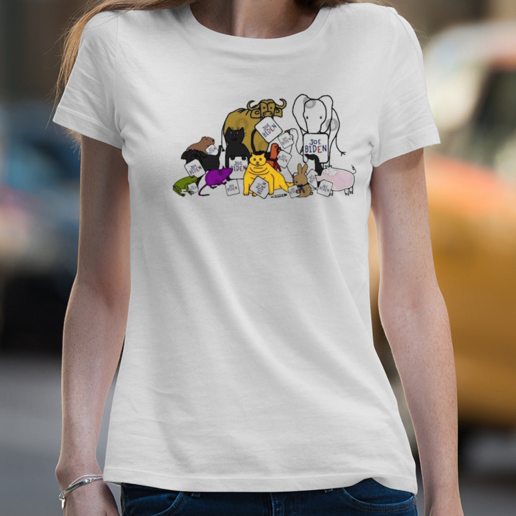Cute Animals Support Joe Biden T-Shirt
